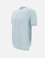T-shirt in seta e cotone DK87047 CIELO DIKTAT