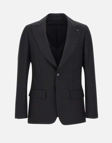 Blazer in lana e mohair IV6926E IVSF63410999 LARDINI