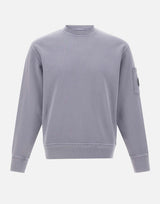 "Cotton Diagonal Fleece Crewneck Sweatshirt" 18CMSS098A 110044R774 C.P. COMPANY