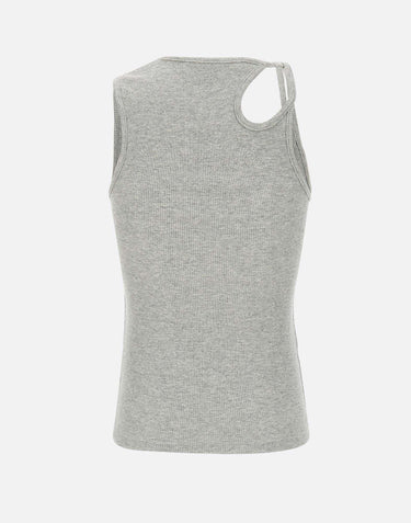 "Lounge dirndl tank top" 10410100402 GRYSLV OTTOLINGER