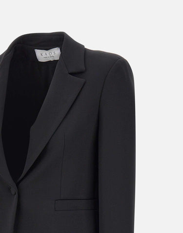 Blazer in crepe RI1CO016 0001 KAOS
