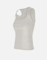 "Lounge dirndl tank top" 10410420401 WHT OTTOLINGER