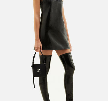 Reedition Vinyl Dress PERCRO036VY0003 BLACK COURREGES