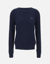 "Cable knit sweater" K35224 07 SUN68