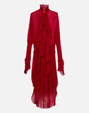 Abito in chiffon di seta 4A327A N0315 BLUMARINE