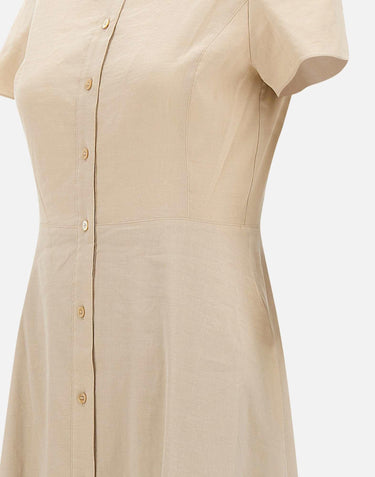 Abito "Good  crunch" in lino e viscosa O0203611 D59 THEORY