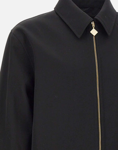 "Sports Tailoring Black Wool Jacket" MPF25JK425 01 CASABLANCA