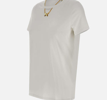 T-shirt in cotone con collana MA02951E2 270 ELISABETTA FRANCHI