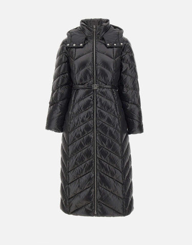 Piumino lungo con cappuccio MF5021T2709 22222 LIU-JO