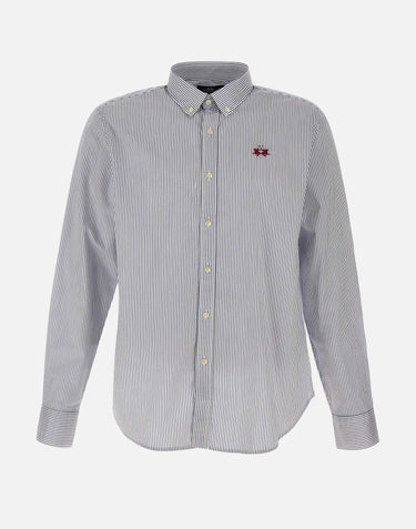 Camicia in twill di cotone ZMC009 TW468S0043 LA MARTINA