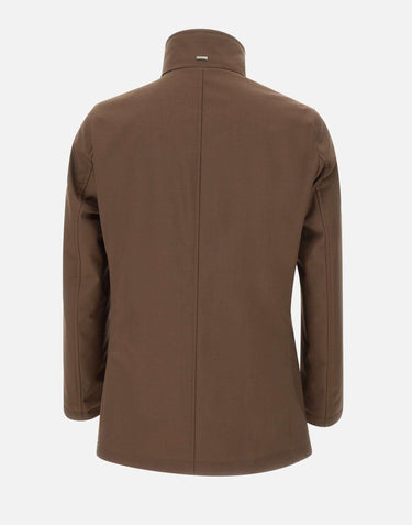 Parka con colletto pelliccia sintetica IM000370U 127308010 HERNO