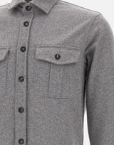 Camicia in lana e cashmere CAMLMIL WCFELT930 FILIPPO DE LAURENTIIS