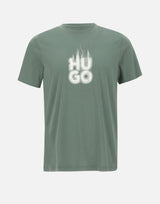 T-shirt "Dalayer" in cotone 50535363 343 HUGO