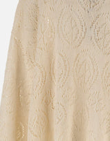 Maglione in lana e alpaca W08130280 24WHITE MAURIZIO MYKONOS