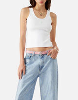 "Ribbed tank top" WPF25JTS039 02 CASABLANCA