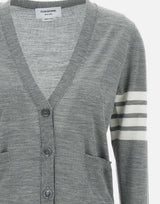 "Relaxed fit V neck" FKC334A Y1014055 THOM BROWNE