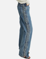 "Laced Straight Leg Jeans" 114595 3054 ROTATE BIRGER CHRISTENSEN