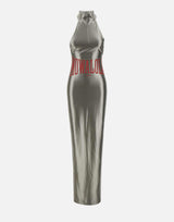 Abito in tessuto tecnico metallizzato MOSS24DR01898 316 MOWALOLA