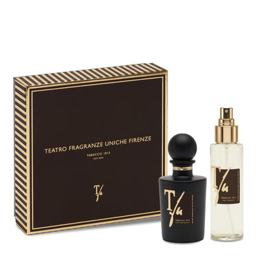 Gift Box Fragranza Ambiente 100ml + Fragranza Tessuti 100ml "Tabacco 1815" GIFTBOXTATFU 100ML TEATRO FRAGRANZE UNICHE FIRENZE