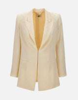 Blazer in satin con losanga jacquard<BR/> GI15352E2 193 ELISABETTA FRANCHI