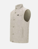 Gilet in tela di lino NAM20500560WZF C205 FAY