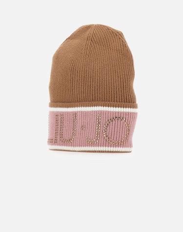 Berretto con logo 2F5011M0300 00070 LIU-JO