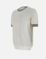 T-shirt in maglia di cotone 57135 20671002 GRAN SASSO
