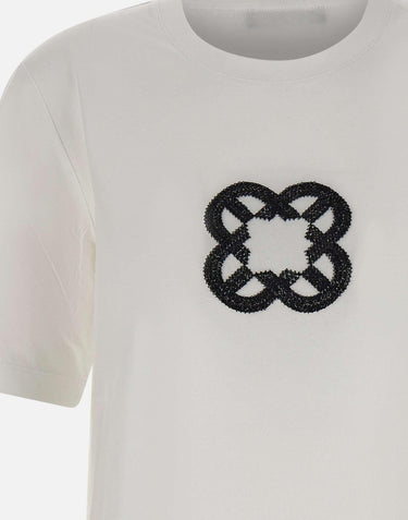 T-shirt in jersey di cotone G270Z000407N 011 ELENA MIRO'