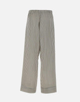 Pantaloni in seta e viscosa PADC02F415H553 VRU FABIANA FILIPPI