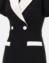 Emma mini dress 25031139 BLKWHT REBECCA VALLANCE
