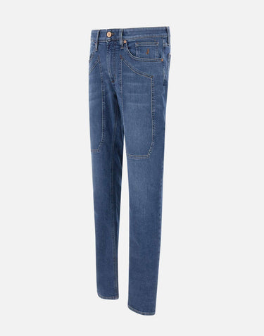 Jeans "John" in cotone JOHN001 DENI002D004 JECKERSON