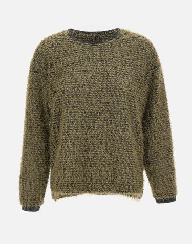 Maglia bouclè in lurex G864Z000463N 001 ELENA MIRO'
