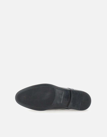 Stringate  "Armenia" in pelle 50Z9550 BLU CARLO PIGNATELLI