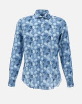 Camicia in cotone e lino LFU02P0147120U 0001 BARBA