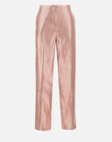 Pantaloni "Sally" in lino e seta<BR/> SALLY PETAL LOULOU DE SAISON
