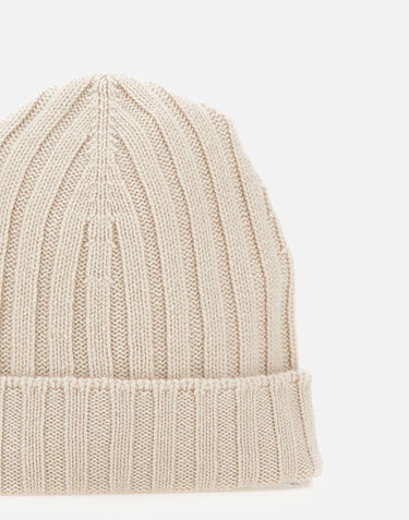 Cappello in cashmere 13165 15563999WHITE GRAN SASSO