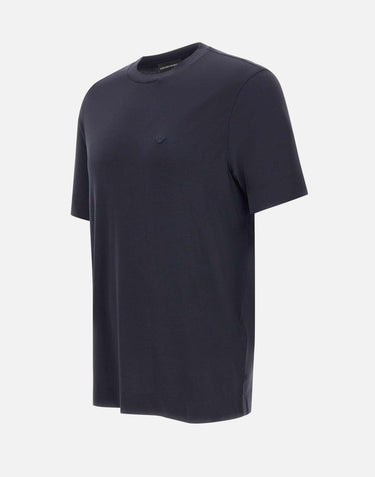 T-shirt in seta e modal EM002996 AF13721UB118 EMPORIO ARMANI