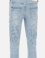 Jeans "Monogram embossed" P004 FOBL425LTINDIGO PURPLE BRAND