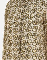 Camicia in crêpe de Chine di seta CF4456T3598 N9710 LIU-JO
