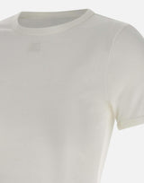 "Signature contrast t-shirt" 125JTS017JS0203 0001 COURREGES