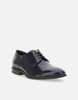 Stringate "Rugan" in pelle lucida 9453 RUGANBLU CARLO PIGNATELLI