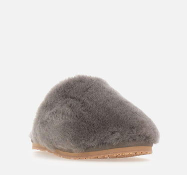 "Closed toe sheepskin fur slipper" FW161000L CHA MOU