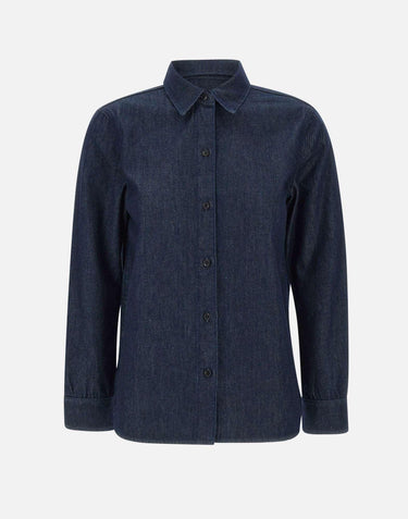 Camicia "Straight" in denim di cotone O1104508 G03 THEORY