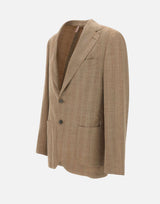 Blazer in lana, seta e lino 3803M 53C SANTANIELLO