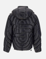 "Monogram Quilted Nylon Puffer Jacket" MAW25OT140 01 CASABLANCA