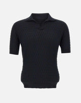 Polo "Skipper" in crepe di cotone PL1MCSK CR14D990 FILIPPO DE LAURENTIIS