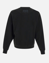 Felpa "Happy tiger" in cotone FF55SW2634MF 99J KENZO PARIS