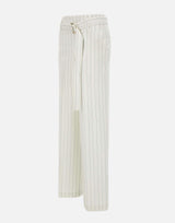 Pantaloni gessati a vita alta CA5236T1969 MM26E LIU-JO