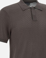 Polo in maglia cotone e viscosa EM001139 AF14851F6024 EMPORIO ARMANI