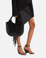 Borsa "Medium Holy Viper" in pelle 325GSA116CV0045 BLACK COURREGES